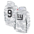 NY.Giants #9 Lsaiah Likely Player Arctic Camo Salute to Service Pullover Hoodies Limited Game Odoa Stitched Jerseys