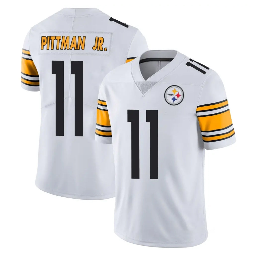 P.Steelers #11 Michael Pittman Jr. Player White Limited Vapor Untouchable Home Game Odoa Stitched Jerseys