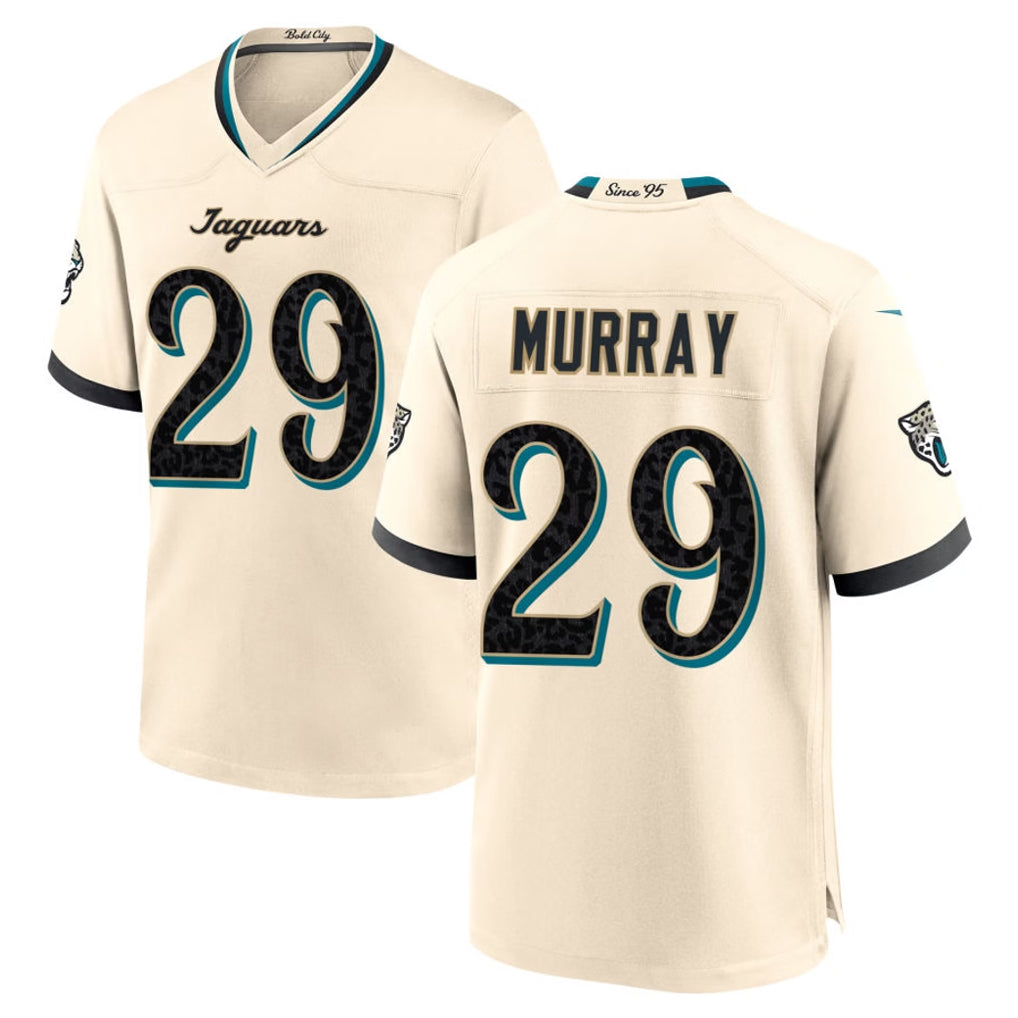 J.Jaguars #29 Eric Murray Player Natural 2026 Rivalries Collection Game Odoa Stitched Jerseys