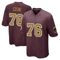 W.Commanders #76 Sam Cosmi Player Burgundy Alternate Home Game Odoa Stitched Jerseys