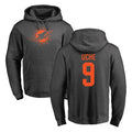 M.Dolphins #9 Joshua Uche Player Darkgray Pullover Hoodies Limited Odoa Stitched Jerseys