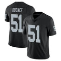 LV.Raiders #51 Malcolm Koonce Player Black Limited Vapor Untouchable Home Game Odoa Stitched Jerseys