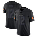 C.Bears #12 Devin Bush Player Black Impact Limited Game Odoa Stitched Jerseys