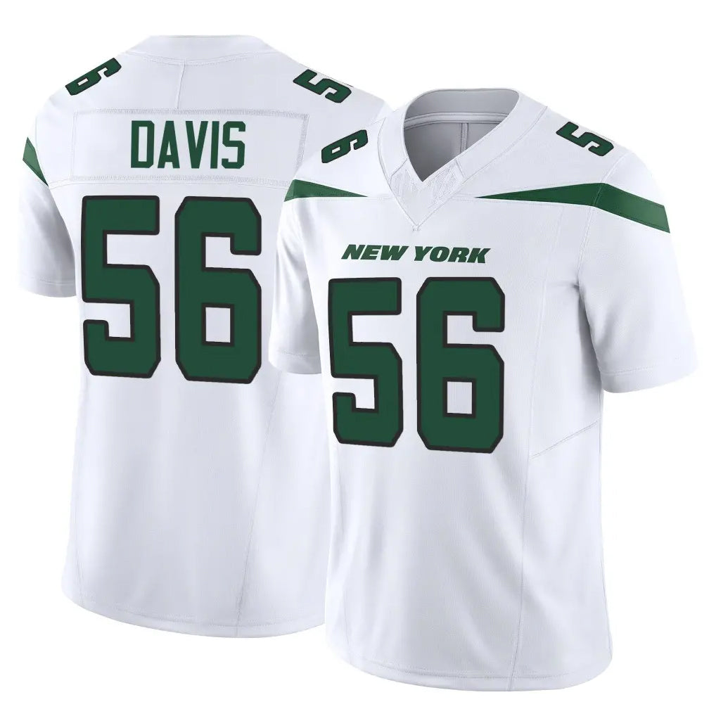 NY.Jets #56 Demario Davis Player White Limited Vapor F.U.S.E. Home Game Odoa Stitched Jerseys