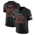 D.Broncos #22 Brandon Jones Player Black Impact Limited Game Odoa Stitched Jerseys