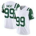 NY.Jets #99 T'Vondre Sweat Player White Limited Classic Vapor F.U.S.E. Home Game Odoa Stitched Jerseys
