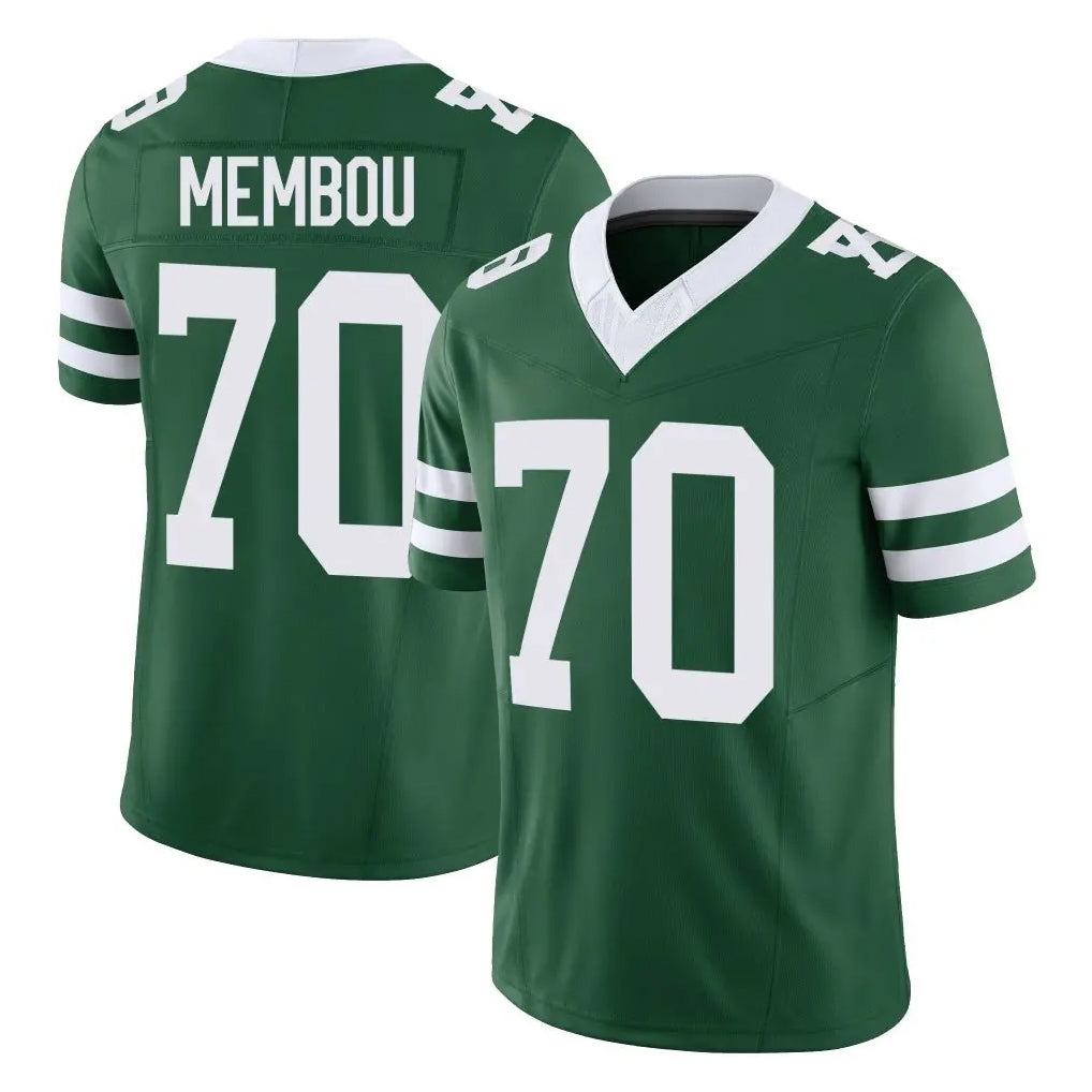 NY.Jets #70 Armand Membou Player Green Legacy Limited Vapor F.U.S.E. Home Game Odoa Stitched Jerseys