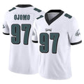 P.Eagles #97 Moro Ojomo Player White Limited Vapor F.U.S.E. Home Game Odoa Stitched Jerseys