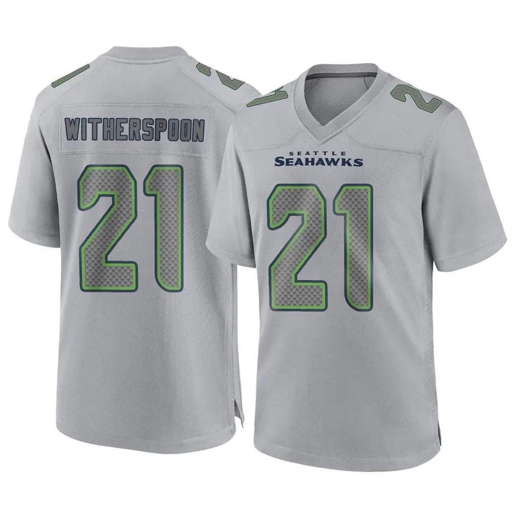 S.Seahawks #21 Devon Witherspoon Player Gray Atmosphere Fashion Home Game Odoa Stitched Jerseys
