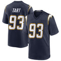 LA.Chargers #93 Teair Tart Player Navy Alternate Home Game Odoa Stitched Jerseys