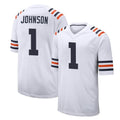 C.Bears #1 Jaylon Johnson Player White Classic Home Game Odoa Stitched Jerseys