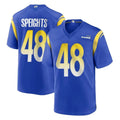 LA.Rams #48 Omar Speights Player Royal Home Game Odoa Stitched Jerseys