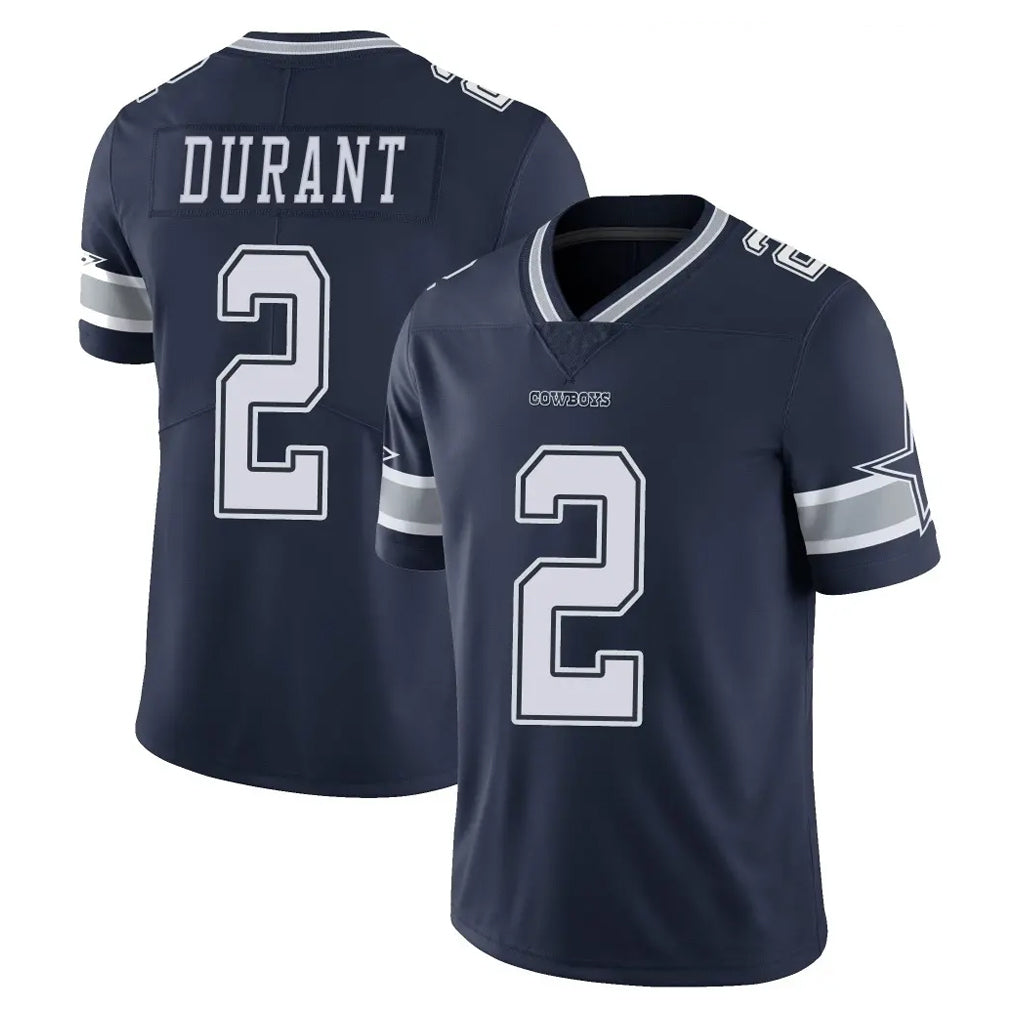 D.Cowboys #2 Cobie Durant Player Navy Vapor Untouchable Limited Home Game Odoa Stitched Jerseys