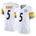 P.Steelers #5 Jalen Ramsey Player White Limited Vapor F.U.S.E. Home Game Odoa Stitched Jerseys