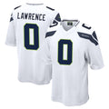 S.Seahawks #0 DeMarcus Lawrence Player White Home Game Odoa Stitched Jerseys