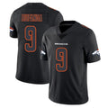 D.Broncos #9 Talanoa Hufanga Player Black Impact Limited Game Odoa Stitched Jerseys