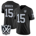 LV.Raiders #15 Fernando Mendoza Player Black 2026 Vapor Limited Home Game Odoa Stitched Jerseys