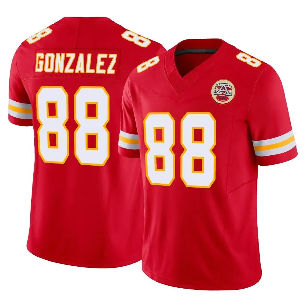 KC.Chiefs #88 Tony Gonzalez Player Red Limited Vapor F.U.S.E. Home Game Odoa Stitched Jerseys