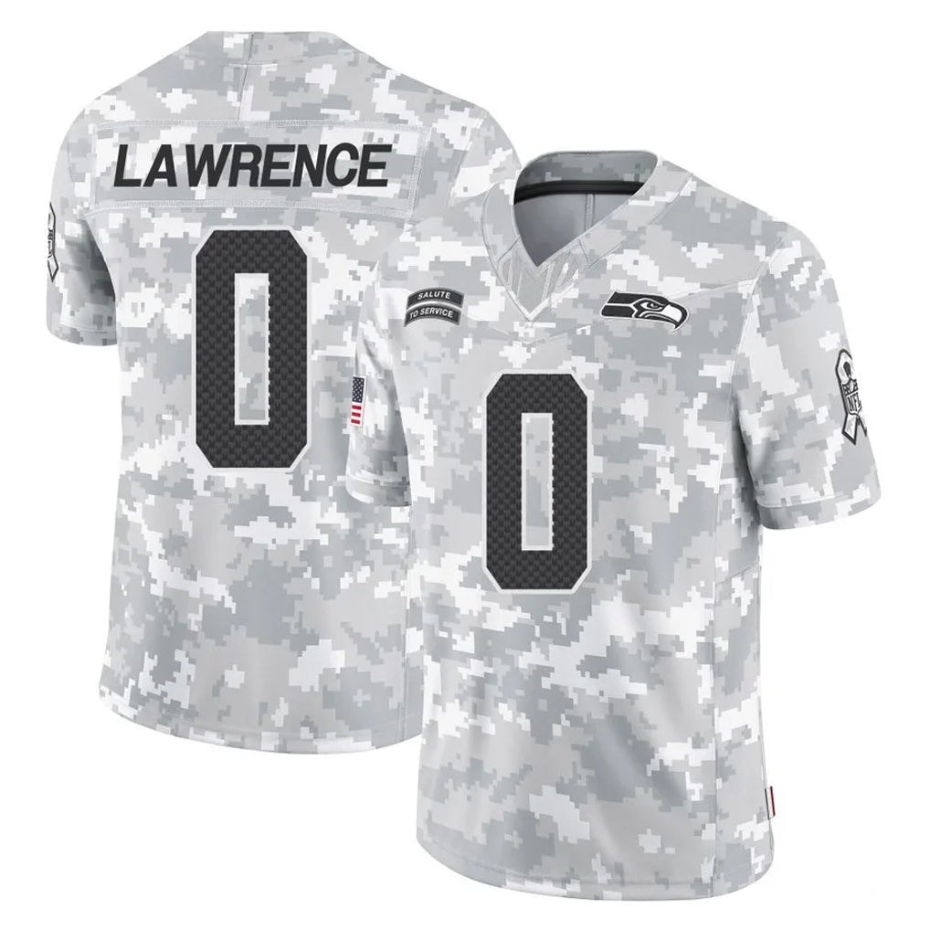 S.Seahawks #0 DeMarcus Lawrence Player Arctic Camo Limited Salute To Service Home Game Odoa Stitched Jerseys