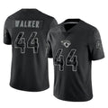J.Jaguars #44 Travon Walker Player Black Reflective Limited Game Odoa Stitched Jerseys