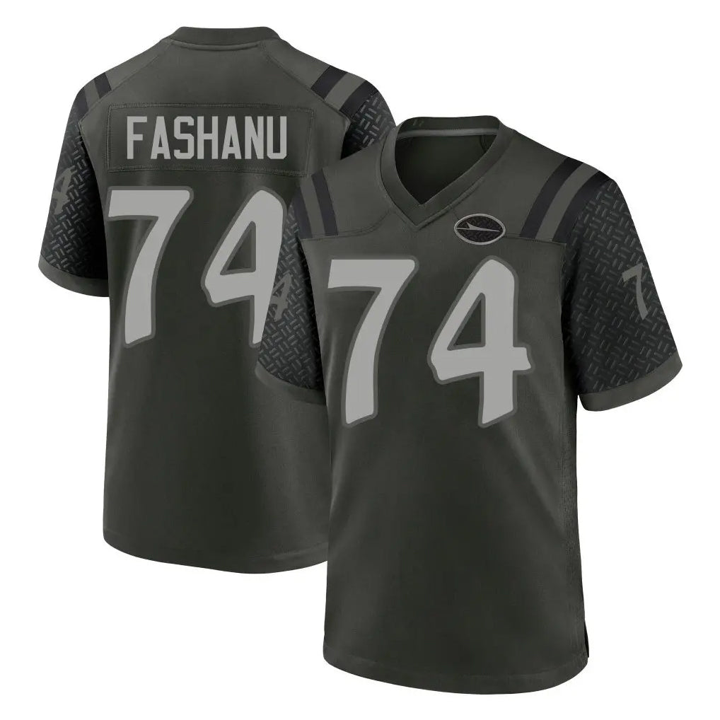 NY.Jets #74 Olu Fashanu Player Green 2025 Rivalries Collection Home Game Odoa Stitched Jerseys