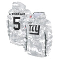 NY.Giants #5 Kayvon Thibodeaux Player Arctic Camo Salute to Service Pullover Hoodies Limited Game Odoa Stitched Jerseys