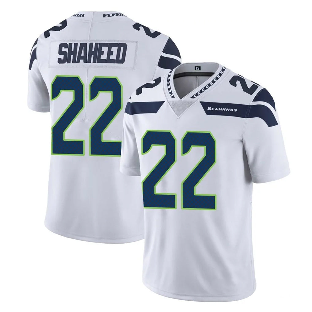 S.Seahawks #22 Rashid Shaheed Player White Limited Vapor Untouchable Home Game Odoa Stitched Jerseys