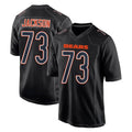 C.Bears #73 Jonah Jackson Player Carbon Black Fashion Game Odoa Stitched Jerseys