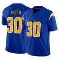 LA.Chargers #30 Alec Ingold Player Royal Limited Vapor F.U.S.E. Home Game Odoa Stitched Jerseys
