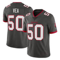 TB.Buccaneers #50 Vita Vea Player Pewter Limited Alternate Vapor Home Game Odoa Stitched Jerseys