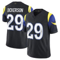 LA.Rams #29 Eric Dickerson Player Black Rivalries Vapor Limited Odoa Stitched Jerseys