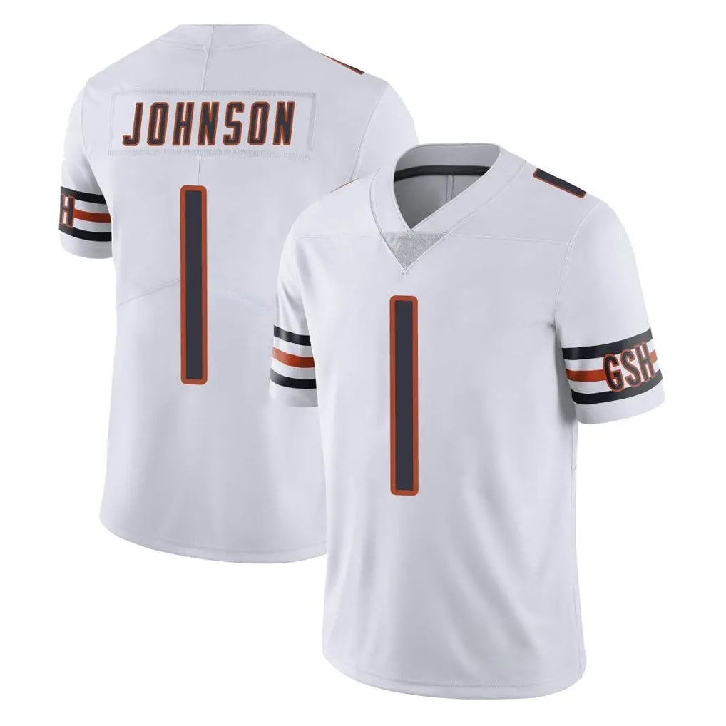 C.Bears #1 Jaylon Johnson Player White Vapor Untouchable Limited Home Game Odoa Stitched Jerseys