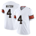 C.Browns #4 Deshaun Watson Player White Vapor F.U.S.E. Limited Home Game Odoa Stitched Jerseys
