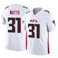 A.Falcons #31 Xavier Watts Player White Vapor F.U.S.E. Limited Odoa Stitched Jerseys