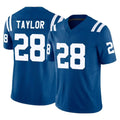 IN.Colts #28 Jonathan Taylor Player Royal Limited Vapor F.U.S.E. Home Game Odoa Stitched Jerseys