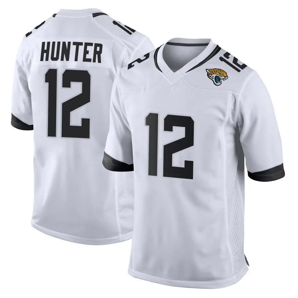 J.Jaguars #12 Travis Hunter Player White Home Game Odoa Stitched Jerseys