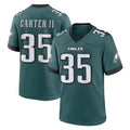P.Eagles #35 Michael Carter II Player Green Home Game Odoa Stitched Jerseys