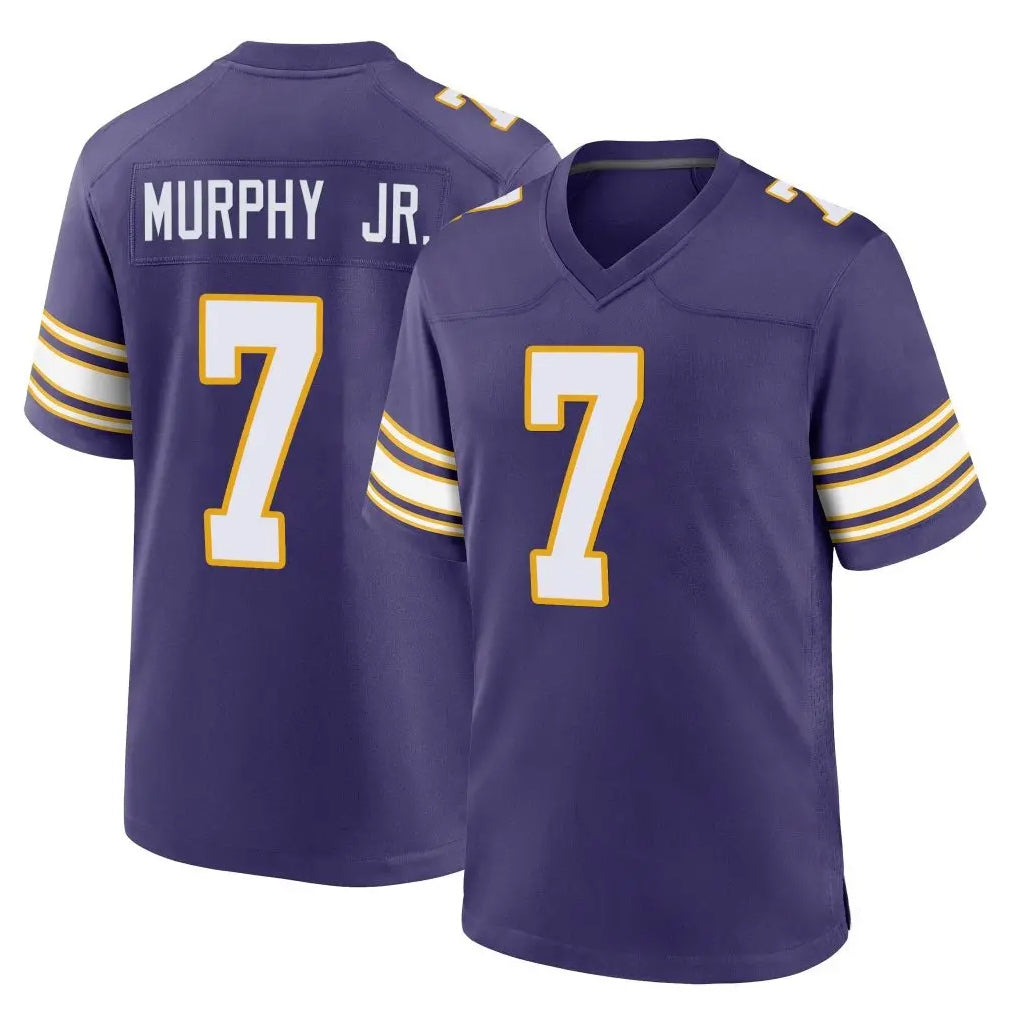 M.Vikings #7 Byron Murphy Jr. Player Purple Classic Home Game Odoa Stitched Jerseys