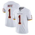 W.Commanders #1 Rachaad White Player White Limited Vapor Untouchable Home Game Odoa Stitched Jerseys