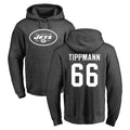 NY.Jets #66 Joe Tippmann Player Gray Pullover Hoodies Limited Game Odoa Stitched Jerseys