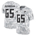 A.Falcons #65 Matthew Bergeron Player Camo Salute to Service Limited Odoa Stitched Jerseys