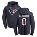 H.Texans #0 Azeez Al-Shaair Player Navy Pro Line Pullover Hoodie Limited Game Odoa Stitched Jerseys