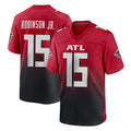 A.Falcons #15 Brian Robinson Player Red Home Game Odoa Stitched Jerseys