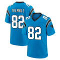 C.Panthers #82 Tommy Tremble Player Blue Home Game Odoa Stitched Jerseys