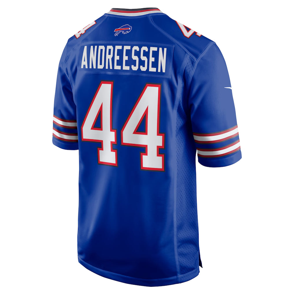 B.Bills #44 Joe Andreessen Player Royal Home Game Odoa Stitched Jerseys
