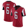 A.Falcons #6 Nick Folk Player Red Color Vapor Untouchable Limited Home Game Odoa Stitched Jerseys