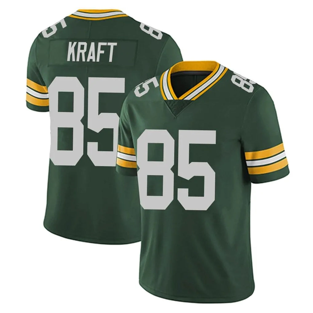 GB.Packers #85 Tucker Kraft Player Green Vapor Untouchable Limited Home Game Odoa Stitched Jerseys