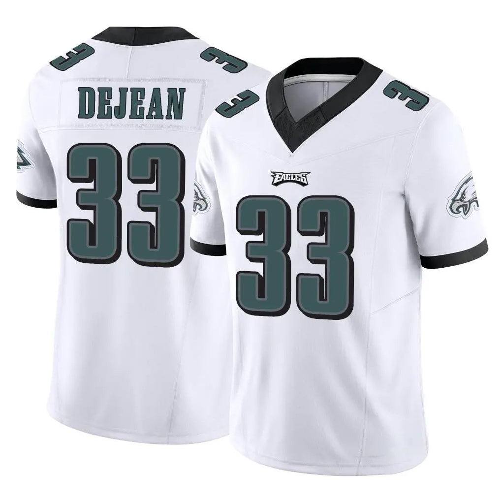 P.Eagles #33 Cooper DeJean Player White Limited Vapor F.U.S.E. Home Game Odoa Stitched Jerseys