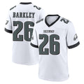 P.Eagles #26 Saquon Barkley Player White Game Home Odoa Stitched Jerseys