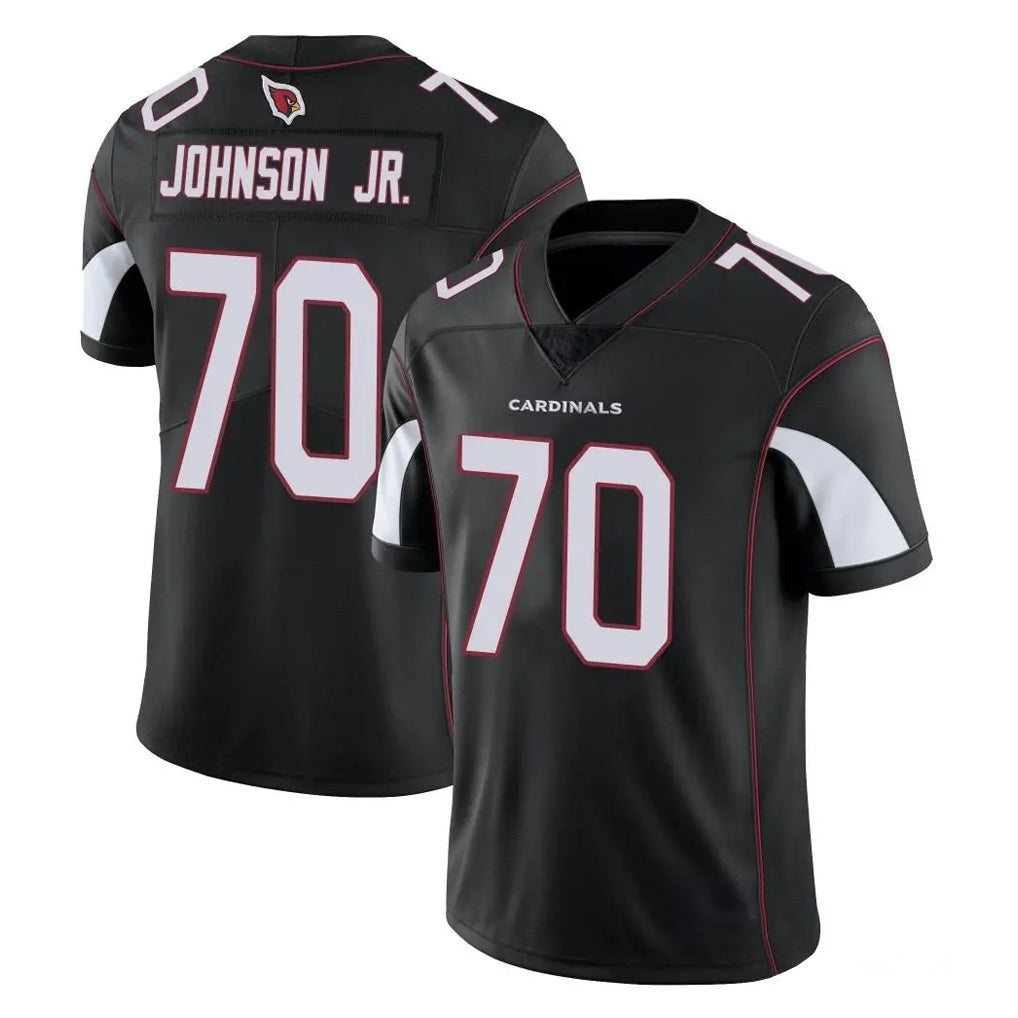 A.Cardinals #70 Paris Johnson Jr. Player Black Vapor Limited Home Game Odoa Stitched Jerseys